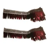 نوار یراق مدل پولک Y1354 طول 2 متر بسته 2 عددی