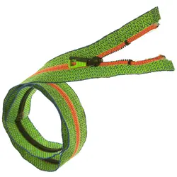 زیپ کاپشنی فانتزی مدل Y3028 طول 70 سانت