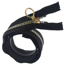 زیپ کاپشنی فانتزی مدل Y3060 طول 70 سانت