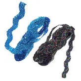 نوار زیگزاگ براق مدل Y2663 طول 5.8 متر بسته 2 عددی