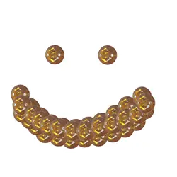 نگین گرد مدل Y2787 بسته 100 عددی