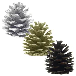 میوه تزیینی درخت کاج مدل Y2313 بسته 3 عددی