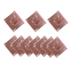 نگین مربعی مدل Y2753 بسته 10 عددی