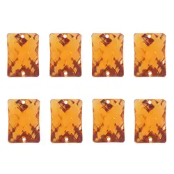 نگین مستطیلی مدل Y2756 بسته 8 عددی