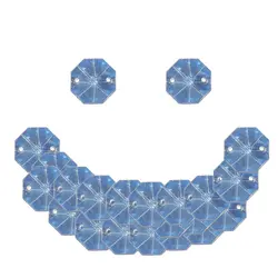 نگین شش ضلعی مدل Y2767 بسته 20 عددی