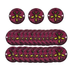 نگین گرد مدل Y2754 بسته 25 عددی