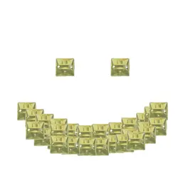 نگین مربعی مدل Y2775 بسته 100 عددی