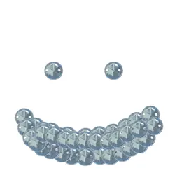 نگین گرد مدل Y2790 بسته 100 عددی