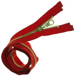 زیپ کاپشنی فانتزی فلزی مدل Y3038 طول 70 سانت