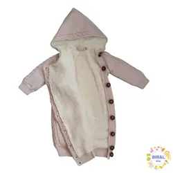 سرهمی بافت صورتی خرگوشی بیبی‌مای ۳ ماهه تا ۱۲ ماهه