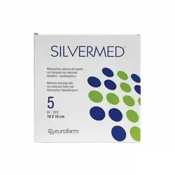 پانسمان زخم سیلورمد یوروفارم | Eurofarm | الو طب-خرید-قیمت-پانسمان یوروفارم- آلژینات-کلسیم نقره-هارتمن-ترمیم-زخم-آسافارما-پانسمان نقره بدون چسب سیلورمد-آلژینات سوربالگون هارتمن -پماد ترمیم زخم-پماد عسل