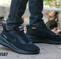 فروش فوق العاده  کفش اسپرت مردانه پسرانه مدل نایک  زیبا و خاص  رنگ مشکی کد 3587