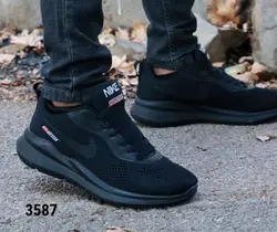 فروش فوق العاده  کفش اسپرت مردانه پسرانه مدل نایک  زیبا و خاص  رنگ مشکی کد 3587