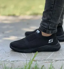 حراج فوق العاده  کفش اسپرت مردانه پسرانه طبی شیک و به روز  رنگ مشکی  تمام