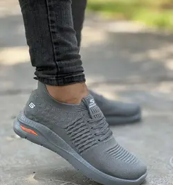 فروش ویژه کفش اسپرت مردانه پسرانه طبی  مدل جدید   شیک و جذاب رنگ طوسی کد3760