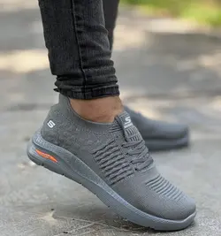 فروش ویژه کفش اسپرت مردانه پسرانه طبی  مدل جدید   شیک و جذاب رنگ طوسی کد3760