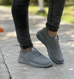 فروش ویژه کفش اسپرت مردانه پسرانه طبی  مدل جدید   شیک و جذاب رنگ طوسی کد3760