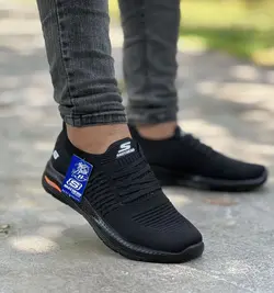 فروش ویژه کفش اسپرت مردانه پسرانه طبی  مدل جدید  رنگ مشکی کد 3760