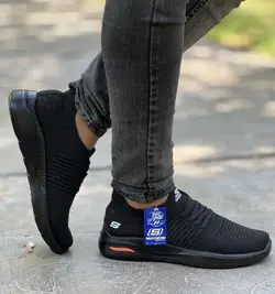 فروش ویژه کفش اسپرت مردانه پسرانه طبی  مدل جدید  رنگ مشکی کد 3760