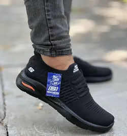 فروش ویژه کفش اسپرت مردانه پسرانه طبی  مدل جدید  رنگ مشکی کد 3760