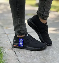 فروش ویژه کفش اسپرت مردانه پسرانه طبی  مدل جدید  رنگ مشکی کد 3760