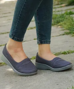 کفش طبی و  پیاده روی زنانه رنگ طوسی