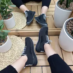 کفش اسپرت زنانه و دخترانه  جورابی مدل fashion رنگ مشکی طوسی