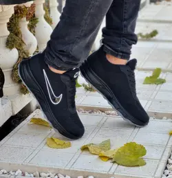 کفش اسپرت مردانه پسرانه مدل نایک جدید رنگ مشکی