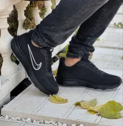 کفش اسپرت مردانه پسرانه مدل نایک جدید رنگ مشکی