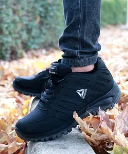 کفش کتونی اسپرت مردانه پسرانه مدل ریبو ک زیره تزریق رنگ مشکی کد 9998