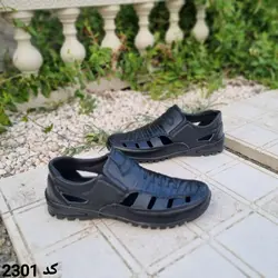 کفش صندل تابستانه مردانه مدل جدید  رنگ مشکی تمام کد 2301