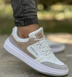 فروش ویژه کفش اسپرت ست زنانه و مردانه مدل فندی خاص و راحت  رنگ سفید طوسی قهوه ای