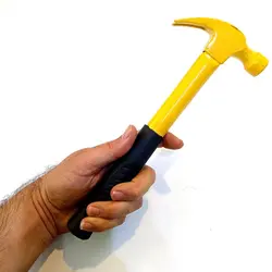 چکش دسته فلزی claw Hammerمدل 250گرم