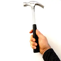 چکش دو شاخ  درجه یک دسته استیل