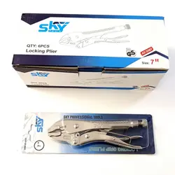 انبر قفلی درجه یک SKYسایز7اینچ مدل ST-5507