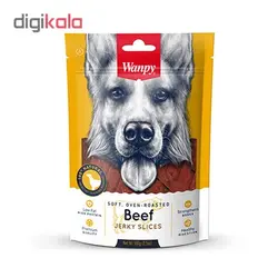 غذای تشویقی سگ ونپی مدل Beef Jerky Slices وزن 100 گرم