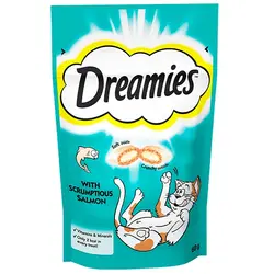 غذای تشویقی گربه دریمز مدل  Salmon وزن 60 گرم بسته 3 عددی