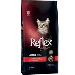 غذای خشک گربه رفلکس پلاس مدل lamb&amp;rice وزن 1.5 کیلوگرم