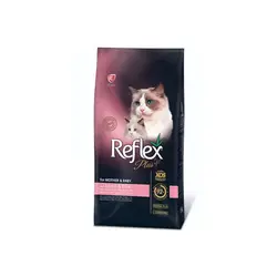 غذای خشک گربه رفلکس مدل Mother and Baby with Lamb and Rice وزن 1.5 کیلوگرم