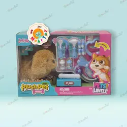 عروسک سگ قدم زن با لوازم