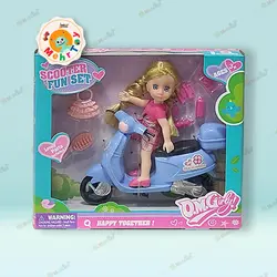 عروسک دختر موتور سوار o.m.g