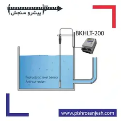 سطح سنج سیمکارت خور هیدرواستاتیک مدل BKHLT-200 - پیشرو سنجش