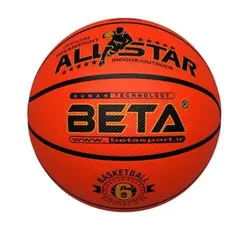 توپ بسکتبال شماره 6 بتا-3 لایه-جنس فوق العاده عالی