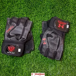 دستکش بدنسازی مردانه چرمی اعلا