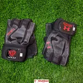 دستکش بدنسازی مردانه چرمی اعلا