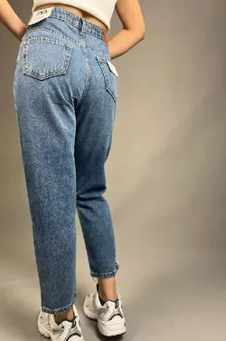 شلوار لی زنانه مام فیت THREE JEAN