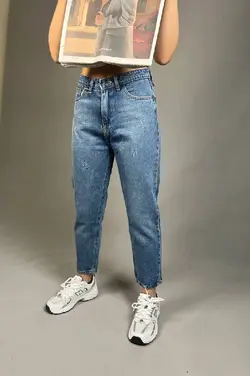 شلوار لی زنانه مام فیت THREE JEAN