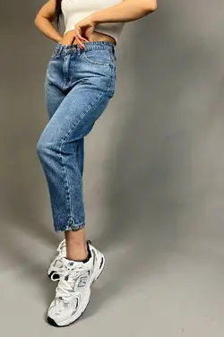 شلوار لی زنانه مام فیت THREE JEAN