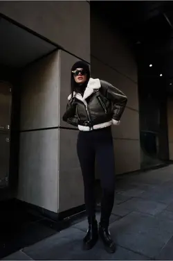 کاپشن بوفالو زنانه طرح زارا ترک