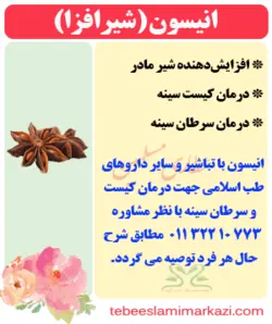 انیسون (شیر افزا) یا حیوا